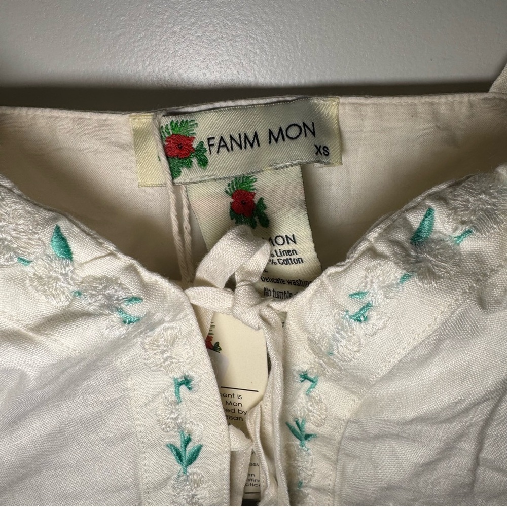 Fanm Mon Fol Skirt Set in Ivory - Picture 9 of 14